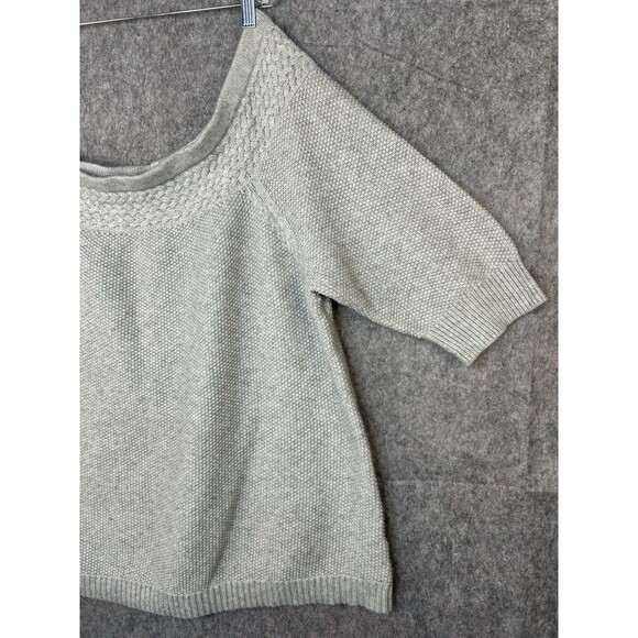Lane Bryant Sweater Women's 22/24 Plus Size Gray Cable Knit - Picture 2 of 10